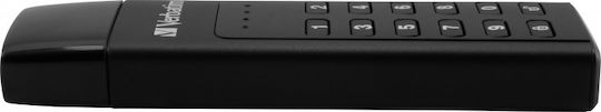 Verbatim Keypad Secure 32GB USB 3.0 Стик Черен
