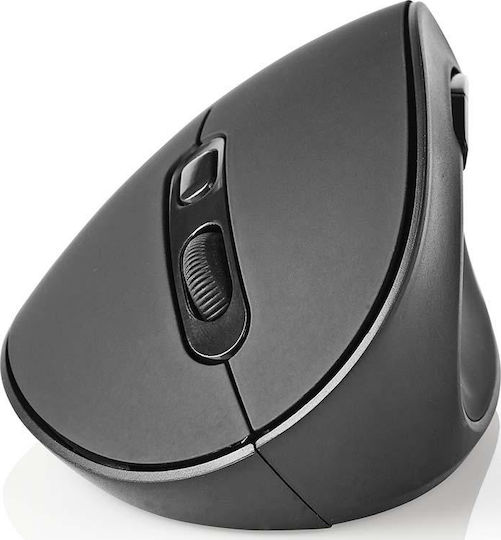 Nedis ERGOMSWS100BK Kabelloses Ergonomisches Vertikales Mäuse Schwarz