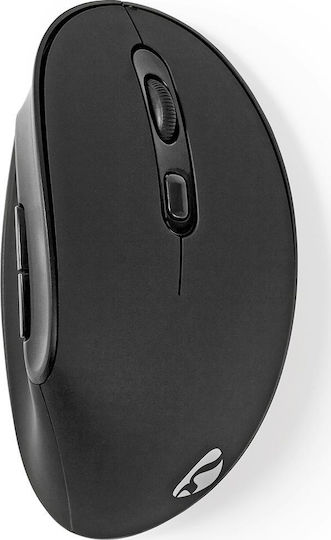 Nedis ERGOMSWS100BK Kabelloses Ergonomisches Vertikales Mäuse Schwarz