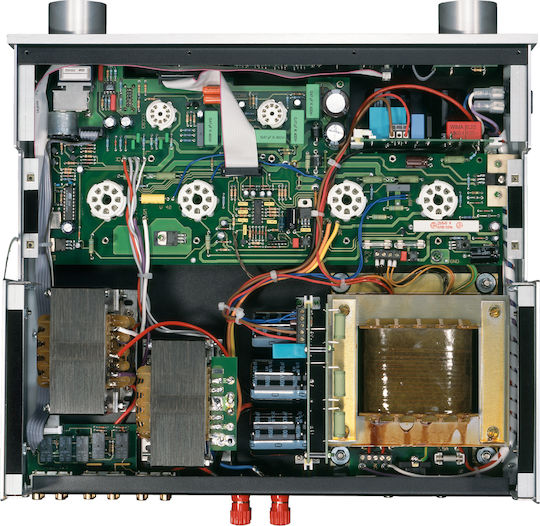 Octave V40 SE Λαμπάτος Ολοκληρωμένος Ενισχυτής Hi-Fi Stereo 40W/4Ω Ασημί