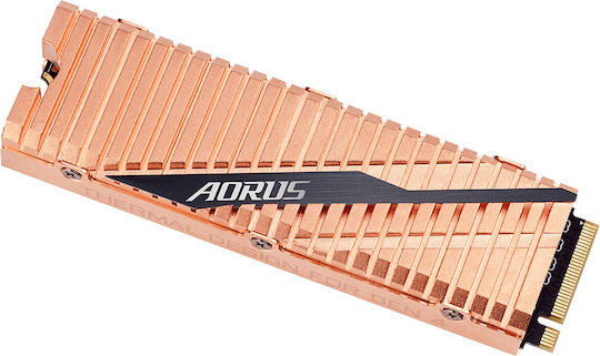Gigabyte Aorus NVMe Gen4 SSD 1TB τύπου M.2 με σύνδεση PCI Express 4.0 και Ψύκτρα GP-ASM2NE6100TTTD