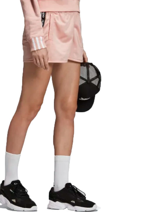 Adidas Tape Shorts Women's Sporty Shorts Pink