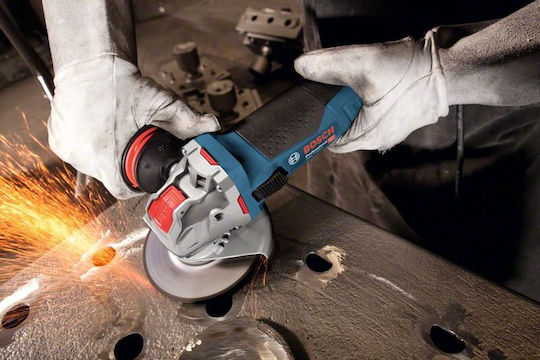 Bosch GWX 17-125 S Τροχός 125mm Ρεύματος 1700W με Ρύθμιση Στροφών