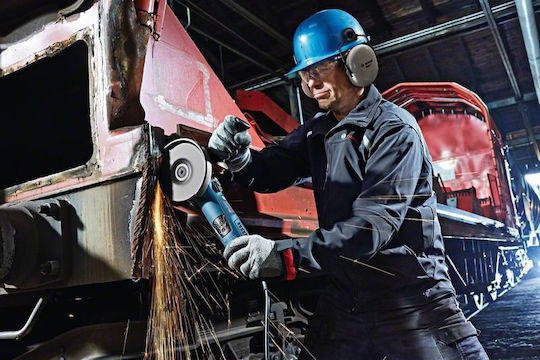 Bosch GWX 19-125 S Τροχός 125mm Ρεύματος 1900W με Ρύθμιση Στροφών