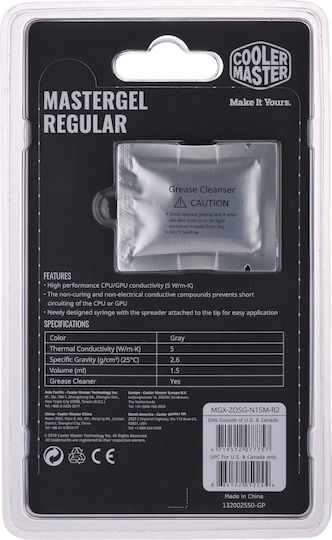 CoolerMaster Mastergel Regular Thermal Paste 1.5gr