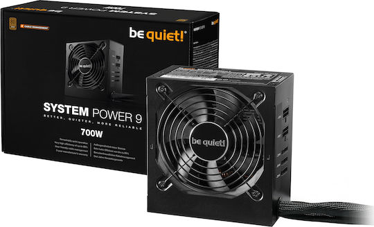 Be Quiet System Power 9 CM 700W Μαύρο Τροφοδοτικό Υπολογιστή Semi Modular 80 Plus Bronze