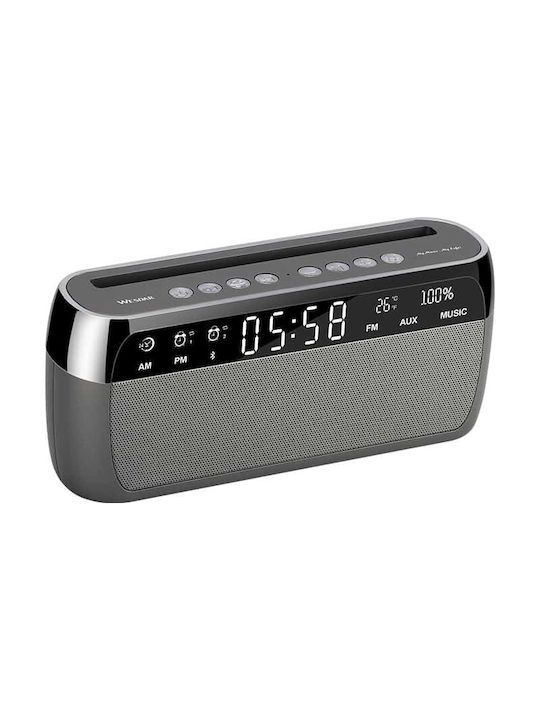 Wesdar K51 Tabletop Digital Clock with Alarm & Radio 53-0326