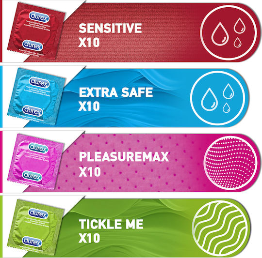 Durex Προφυλακτικά Surprise Me 40τμχ 56mm