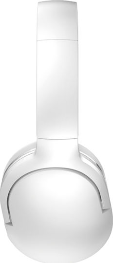Baseus Encok D02 Pro Безжични / Жични On Ear Слушалки с 25 часа Работа и Бързо Зареждане Бели