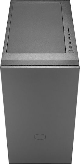 CoolerMaster Silencio S400 TG Gaming Mini Tower Κουτί Υπολογιστή με Πλαϊνό Παράθυρο Μαύρο