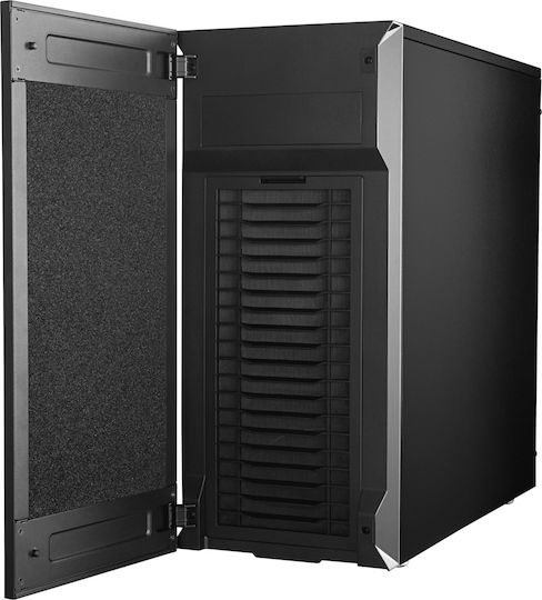 CoolerMaster Silencio S600 TG Геймърско бюро Midi Tower Компютърна кутия със страничен прозорец Черен