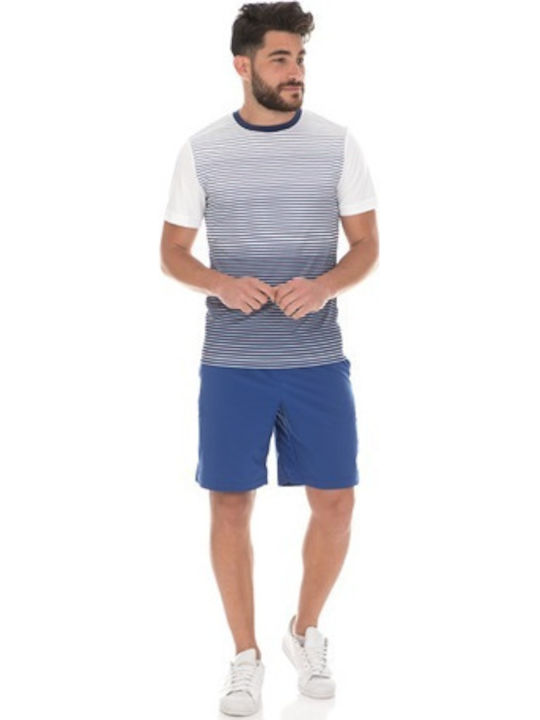 Wilson Team Striped Crew WRA769703 Herren Mehrfarbige Tennisbekleidung