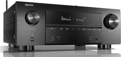 Denon AVR-X3600H Радиоусилвател Home Cinema 4K 9.2 Канала 105W/8Ω 135W/6Ω с HDR и Dolby Atmos Черен