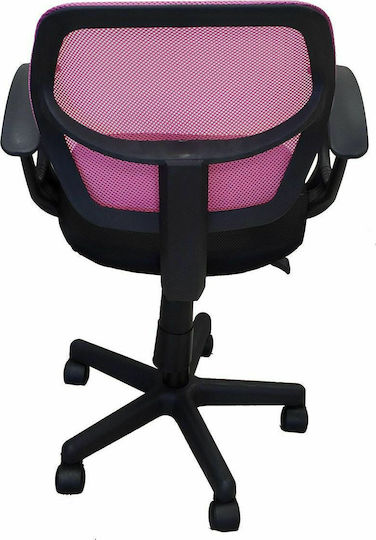 ArteLibre Aura Office Chair with Fixed Arms Pink 14230009