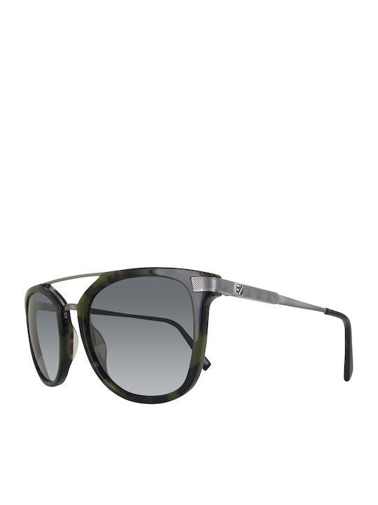 Zegna Ochelari de soare Maro cu Cadru & Gri Lentilă Zegna Ochelari de soare Maro cu Cadru & Gri Lentilă