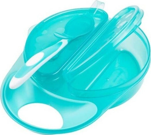 Dr. Brown's Baby Food Bowl made of Plastic Blue 2pcs TF 010