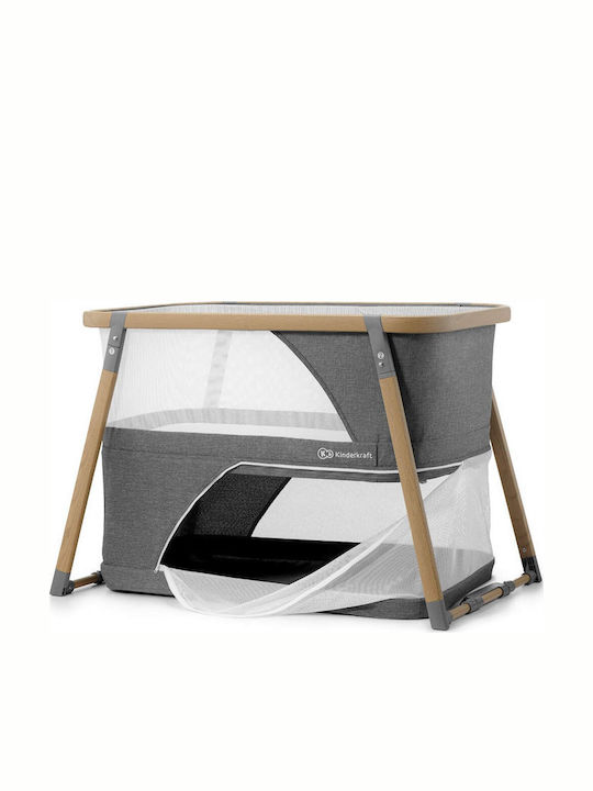 Kinderkraft Sofi 4 in 1 Playpen 2 Levels with Mattress Gray 107x63cm