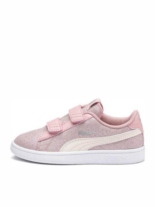 Smash Glitz Glam Παιδικά Sneakers με Σκρατς Ροζ