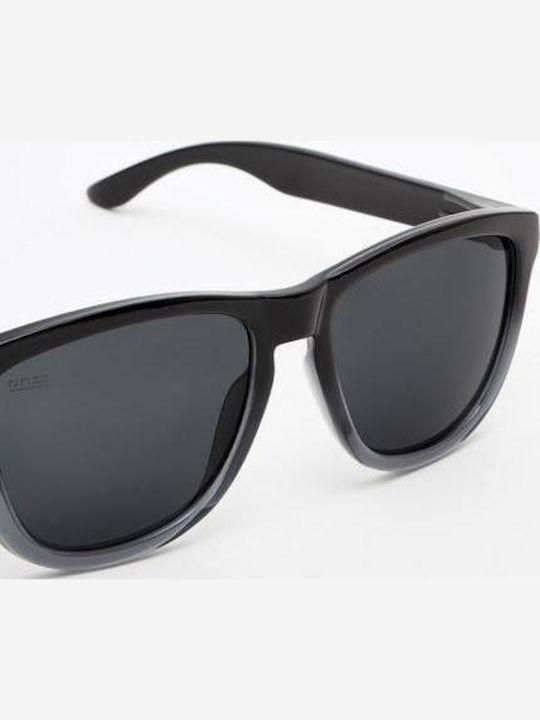Hawkers Dark One Unisex Γυαλιά Ηλίου με Μαύρο Κοκκάλινο Σκελετό και Μαύρο Φακό HKRS2028