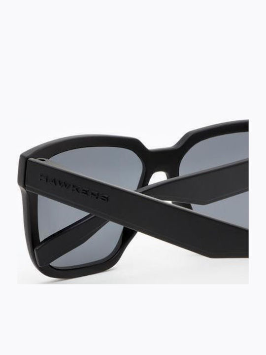 Hawkers Motion Men's Sunglasses with Black Horn-Rimmed Frame and Black Polarized Lenses HKRS1001