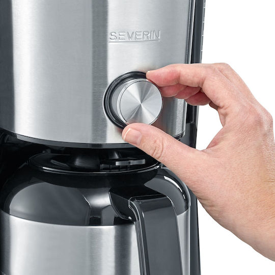 Severin KA 4845 Καφετιέρα Φίλτρου 1000W Silver