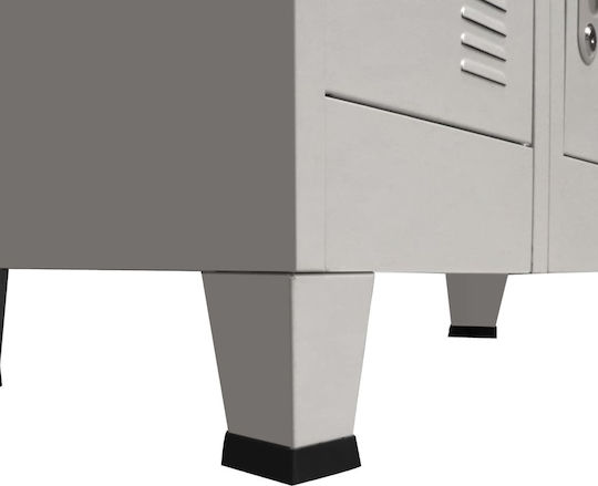 Шкаф Метал с 18 шкафчета 90x45x180бр