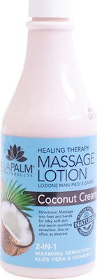 La Palm Healing Therapy Massage Lotion Хидратиращ Крем Тяло с Алое вера & Аромат Кокос 240мл 240гр