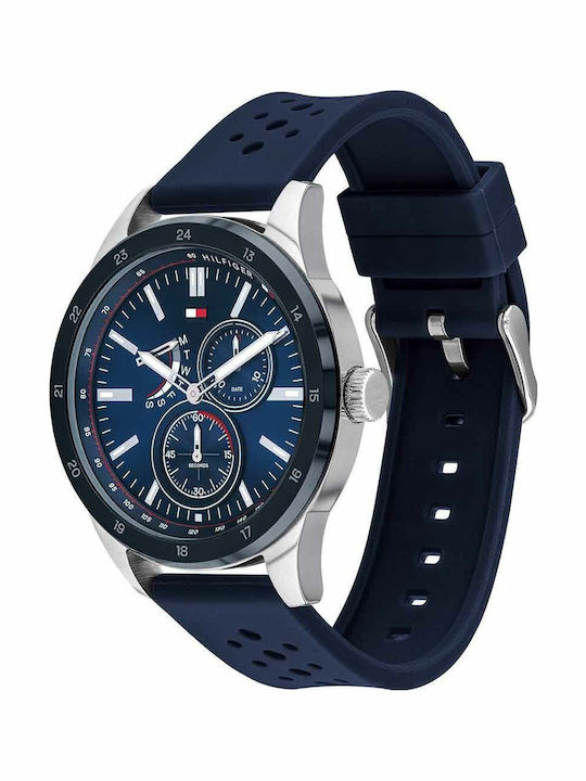 Tommy Hilfiger Austin Ρολόι Μπαταρίας με Καουτσούκ Λουράκι Tommy Hilfiger Austin Ρολόι Μπαταρίας με Καουτσούκ Λουράκι