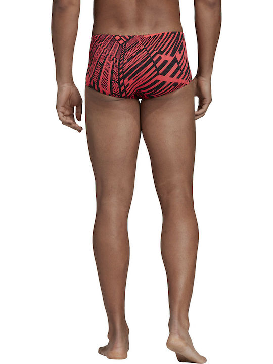 adidas Aqs Tiles Men's Swimwear Shorts Shock Red with Patterns