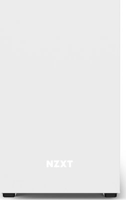 NZXT H210 Gaming Mini Tower Κουτί Υπολογιστή με Πλαϊνό Παράθυρο Λευκό
