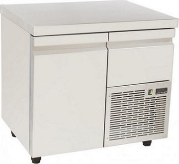 Niki Inox Frigider Inoxidabil de Banc 195lt cu 1 Ușă și Unitate de Răcire -1/+8°C L89xl70xH88cm