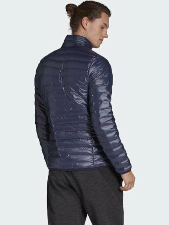 Adidas Varilite Down Ανδρικό Μπουφάν Puffer για Χειμώνα Navy Μπλε