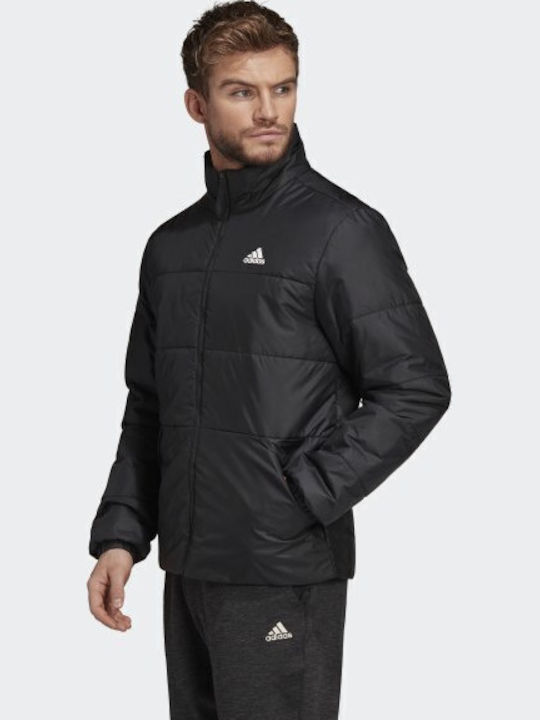 BSC 3-Stripes Insulated Winter Jacket Puffer Black
