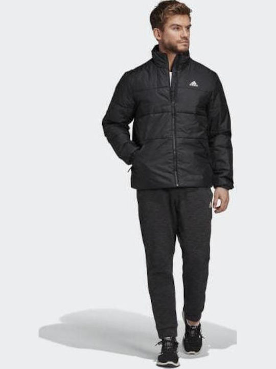 BSC 3-Stripes Insulated Winter Jacket Puffer Black
