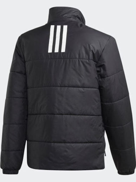 BSC 3-Stripes Insulated Winter Jacket Puffer Black