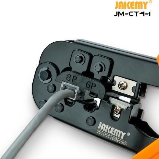 Jakemy Ethernet Internet Cable Crimping Plier RJ45 (Length 145mm)