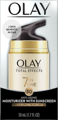 Olay Total Effects fără culoare Anti-îmbătrânire Cremă Pentru Față cu SPF30 50ml