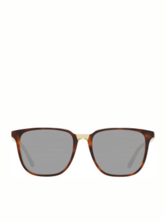 Gant Men's Sunglasses with Brown Plastic Frame and Gray Lens GA7101 55N