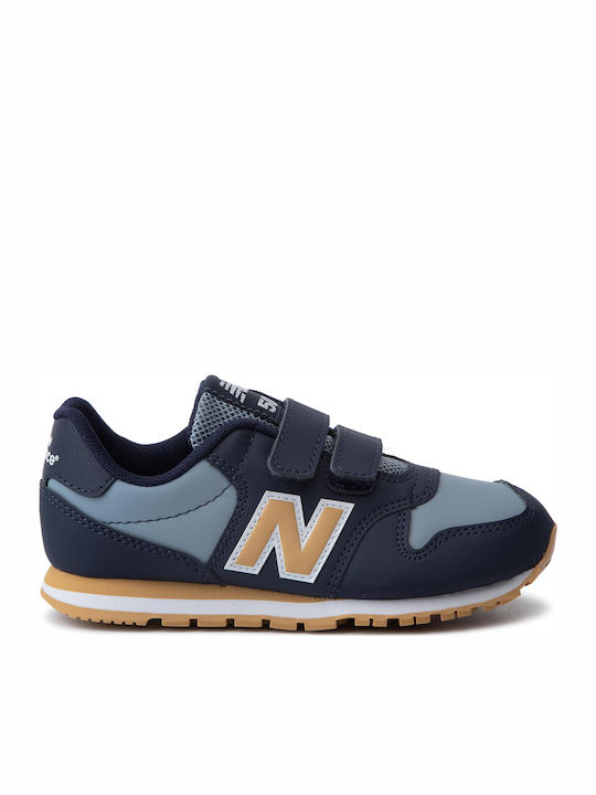 New Balance Kids Sneakers for Boys with Hoop & Loop Closure Blue