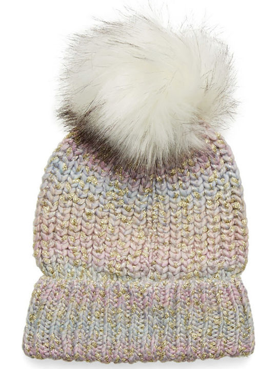 Pom Pom Beanie Γυναικείος Σκούφος Πλεκτός Green Ombre