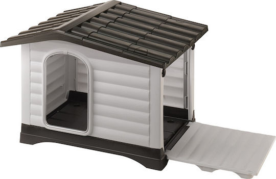 Ferplast Dogvilla Dog House Plastic Outdoor Brown 88x72x65cm 87255099