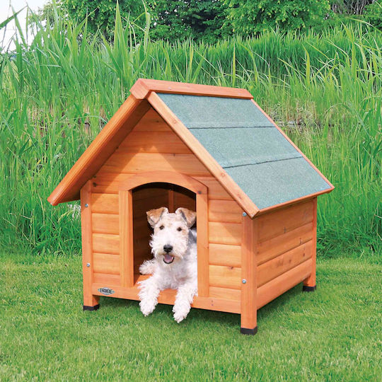 Trixie Cottage Dog Kennel Dog House Wooden Outdoor Brown 71x76x77cm