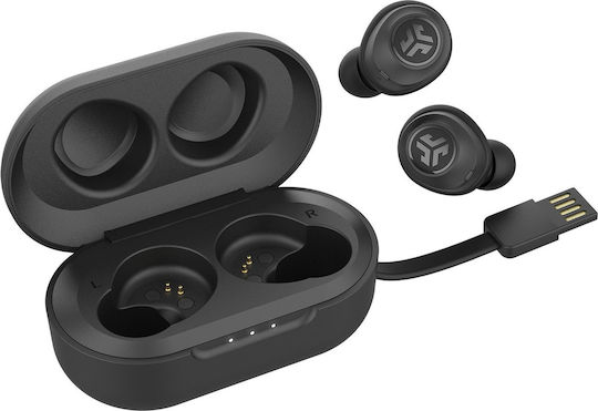 Jlab JBuds Air Bluetooth Handsfree Earphones with Sweat Resistance and Charging Case Black