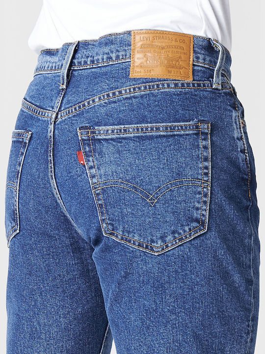514 Men's Jeans Pants with Regular Straight Fit Navy Blue