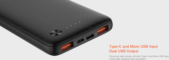 Riversong Horizon 10 Power Bank 10000mAh с 2 USB-A порта Черен