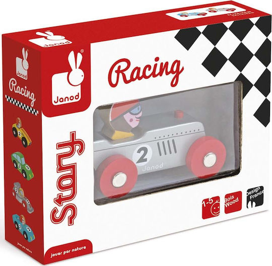 Janod Retro Rennwagen în Story Racing Mașinuță pentru 3+ Ani (Diverse Modele) 1 Buc