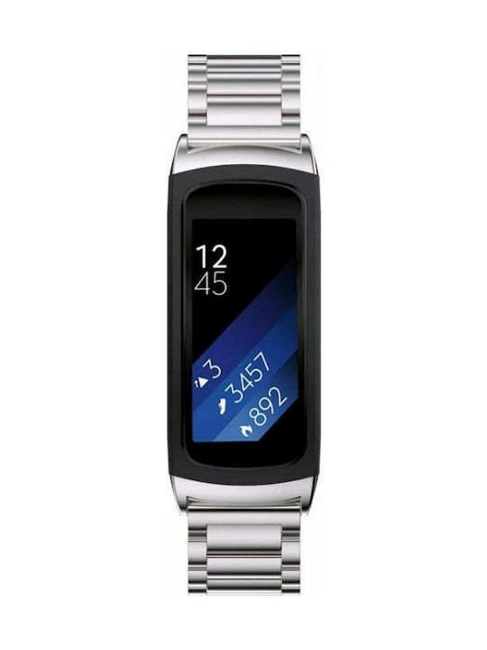 Curea Oțel inoxidabil Argintiu (Samsung Gear Fit 2 / Fit 2 Pro - Samsung Gear Fit 2 / Fit 2 Pro)