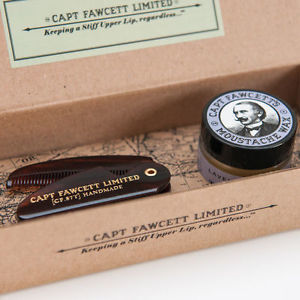 Captain Fawcett's Lavender with Candle & Folding Comb 15ml