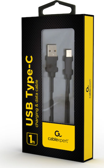 Cablexpert USB 2.0 Cable USB-C Male - USB-A 36W Black 1m