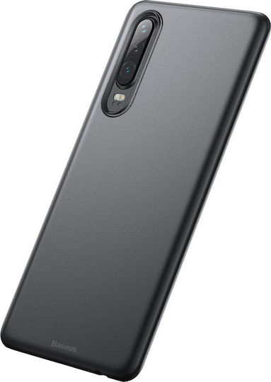 Baseus Калъф За Мобилен Телефон Wing Задна Корица Силикон Черен Huawei P30
